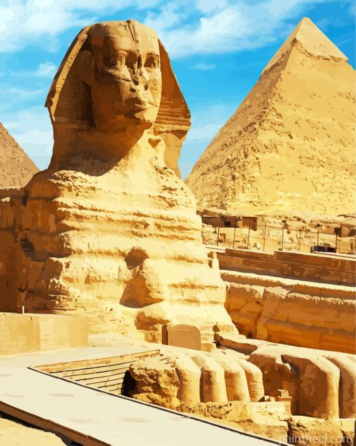 Egypt Sphinx Painting By Numbers Kits
