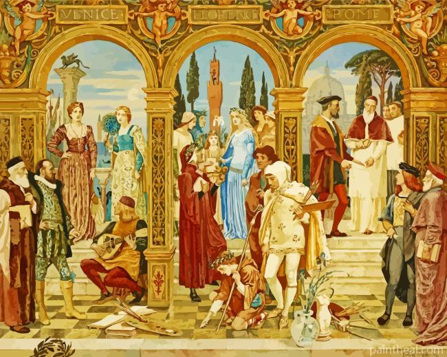 The Apotheosis Of Italian Art Painting By Numbers Kits