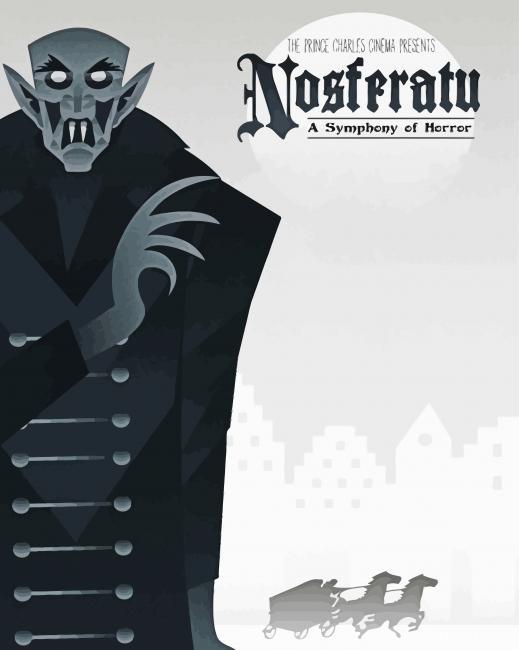 Nosferatu Movie Poster Painting By Numbers Kits