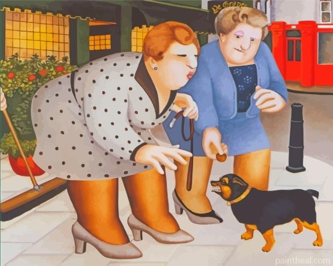 Little Lost Dog By Bery Cook Painting By Numbers Kits