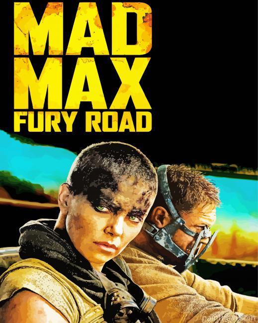 Mad Max Poster Painting By Numbers Kits