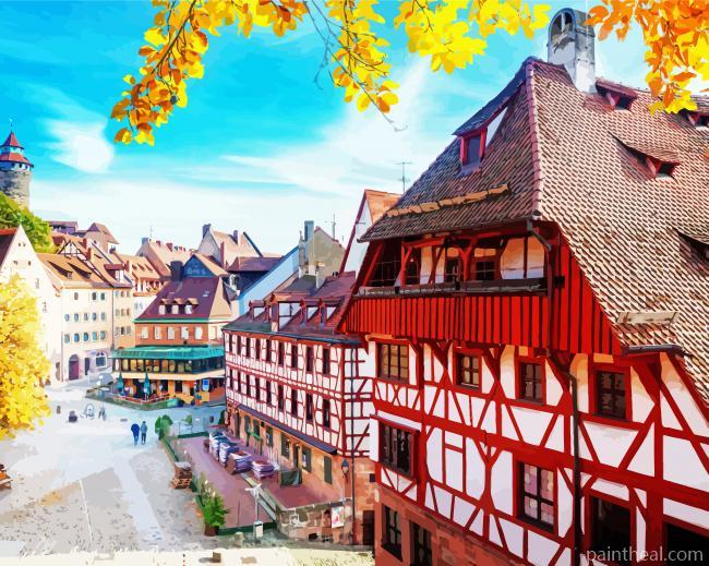 Nuremberg Germany -Paint By Numbers Painting By Numbers Kits