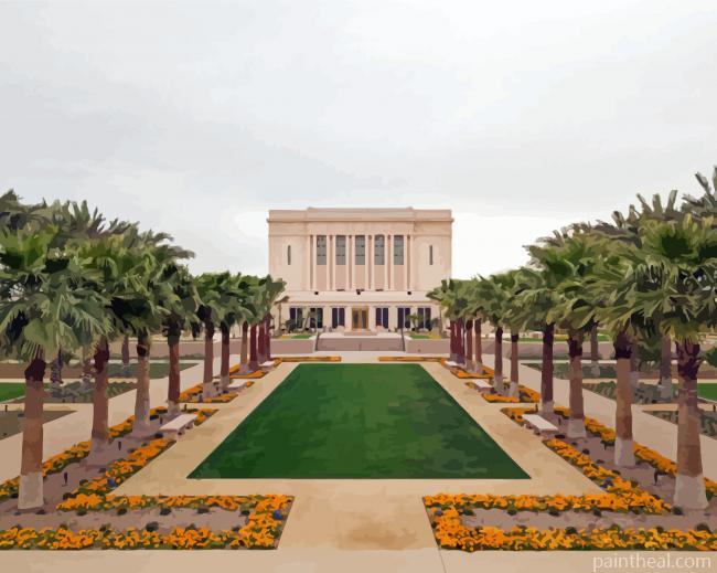 Arizona Mesa Arizona Temple Painting By Numbers Kits