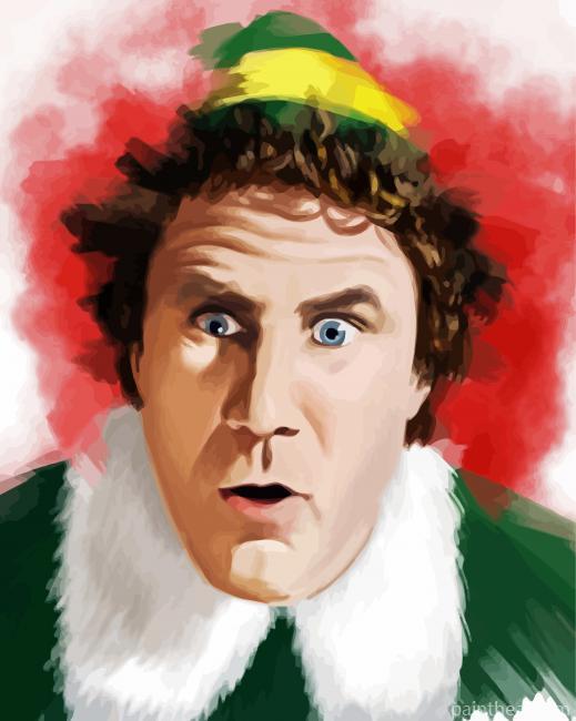 Buddy The Elf Art Painting By Numbers Kits