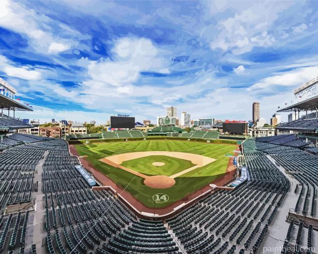 Wrigley Field Painting By Numbers Kits