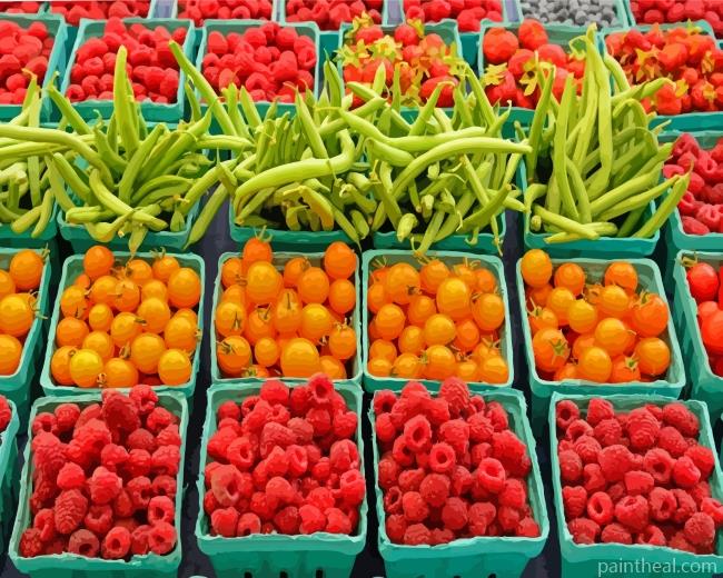 Farmers Market Painting By Numbers Kits