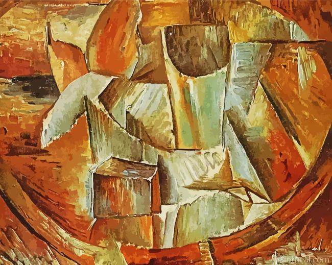 Glass On A Table By Georges Braque Painting By Numbers Kits