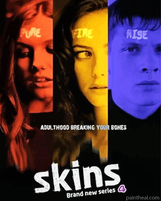 Skins Poster Painting By Numbers Kits