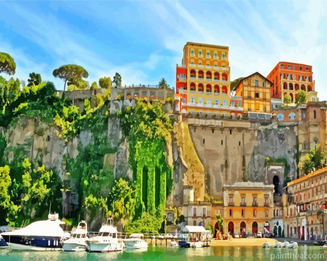 Italy Sorrento Painting By Numbers Kits