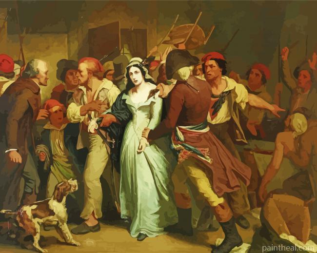 The Arrest Of Charlotte Painting By Numbers Kits