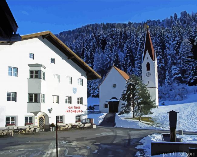 Burg Kronburg Painting By Numbers Kits
