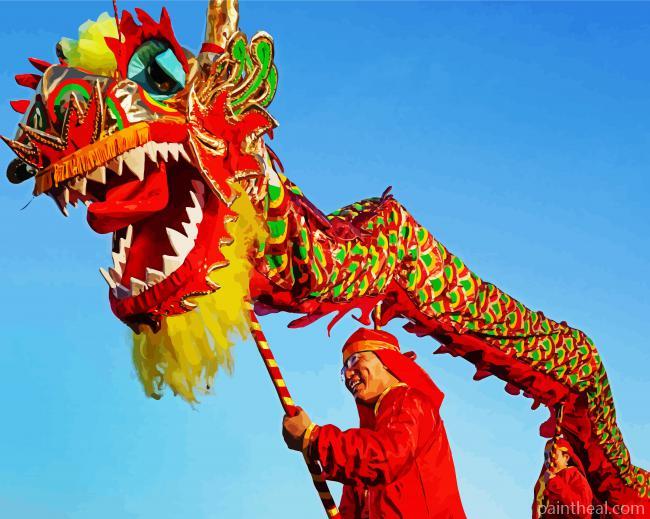 Chinese New Year Festival Painting By Numbers Kits