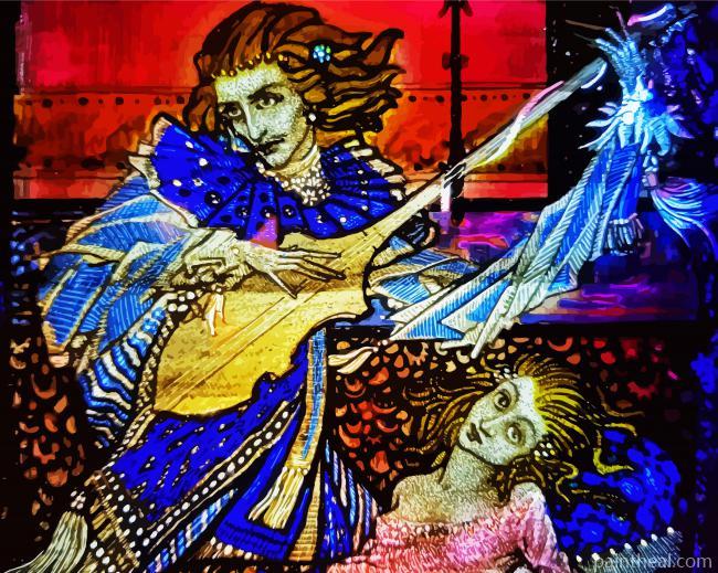 Harry Clarke Vintage Art Painting By Numbers Kits