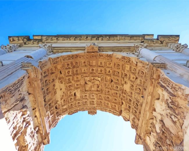 Ancient Rome Arc Painting By Numbers Kits