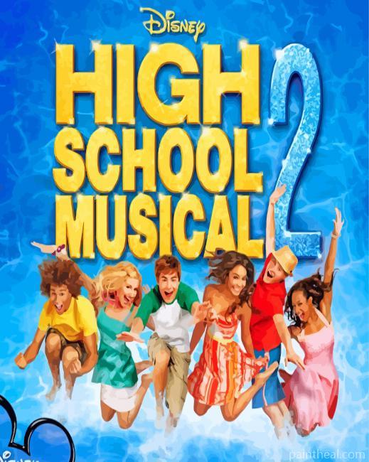 Movie Poster High School Musical Painting By Numbers Kits