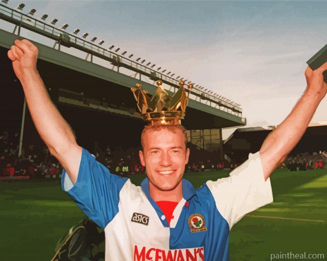 Young Alan Shearer Painting By Numbers Kits