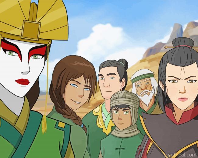Avatar Rise Of Kyoshi Painting By Numbers Kits