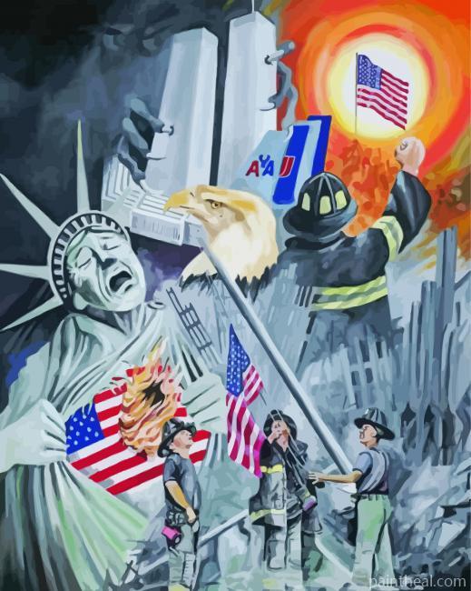 Aesthetic Patriotic Painting By Numbers Kits