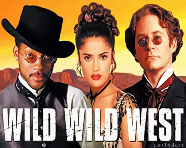 Wild Wild West Movie Painting By Numbers Kits