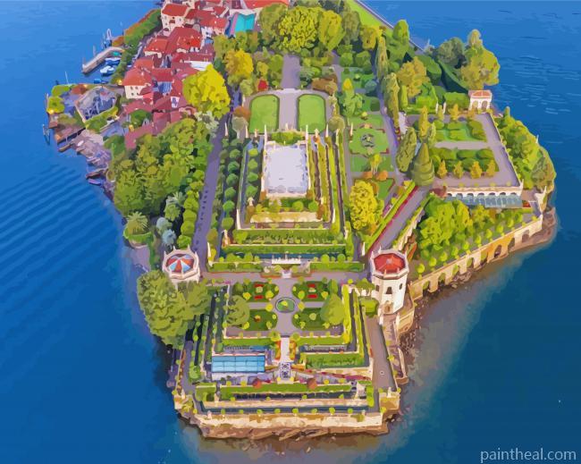 Isola Bella Garden -Paint By Numbers Painting By Numbers Kits