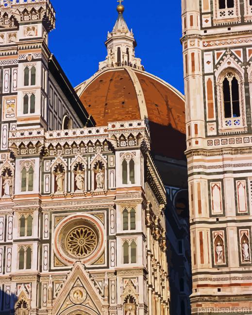 Cathedral Santa Maria del Fiore Painting By Numbers Kits