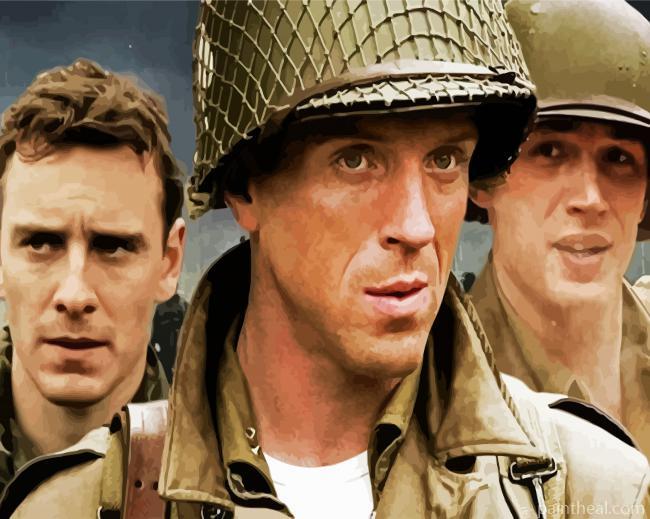 Band Of Brothers Movie Characters Painting By Numbers Kits
