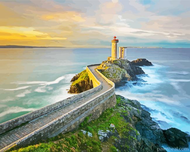 Brittany Lighthouse Painting By Numbers Kits