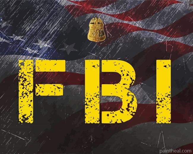 FBI Federal Bureau Of Investigation Painting By Numbers Kits