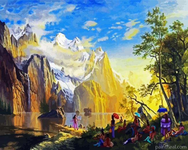 Sunday At The Park Painting By Numbers Kits