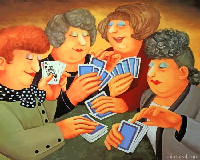 Full House By Beryl Cook Painting By Numbers Kits