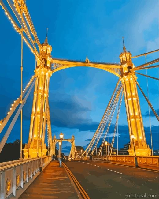 Albert Bridge Painting By Numbers Kits