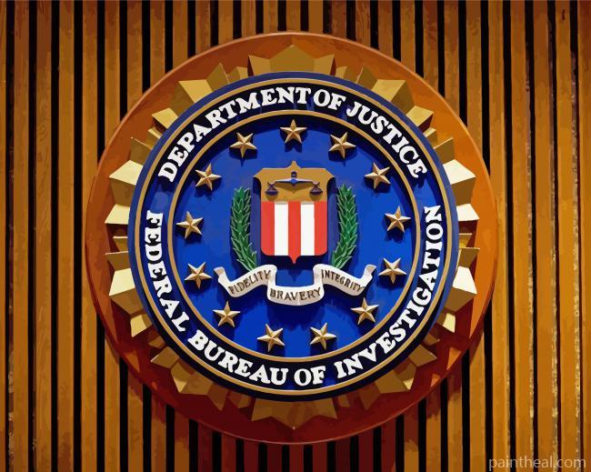 Federal Bureau Of Investigation Painting By Numbers Kits