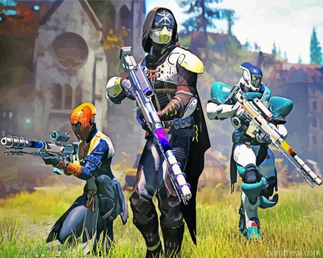 Destiny 2 Game Painting By Numbers Kits