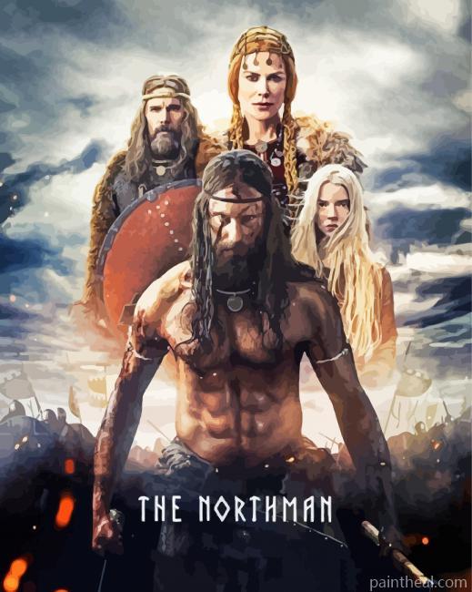 The Northman Poster Painting By Numbers Kits