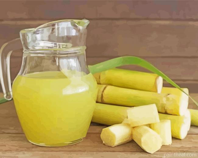 Aesthetic Sugarcane Painting By Numbers Kits