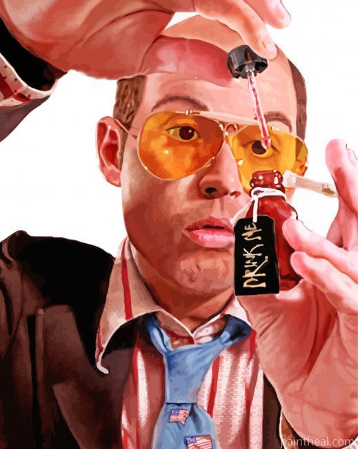 Las Vegas Fear And Loathing Character Painting By Numbers Kits