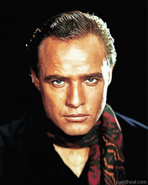 Marlon Brando Painting By Numbers Kits