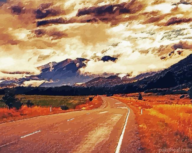 The Lonely Road Art Painting By Numbers Kits