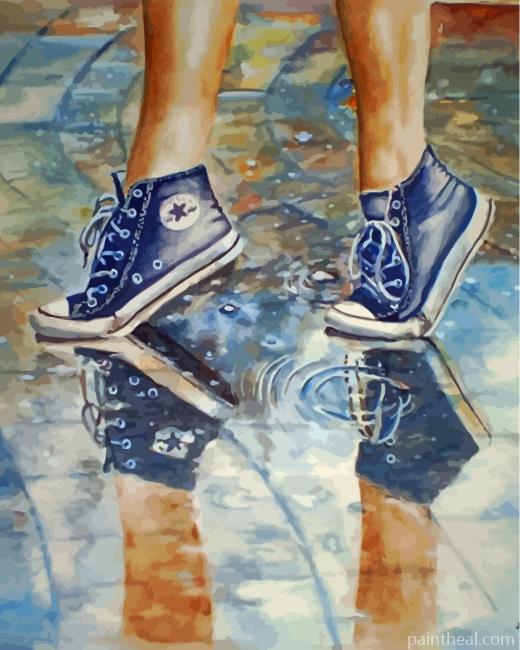 Converse Reflection Art Painting By Numbers Kits