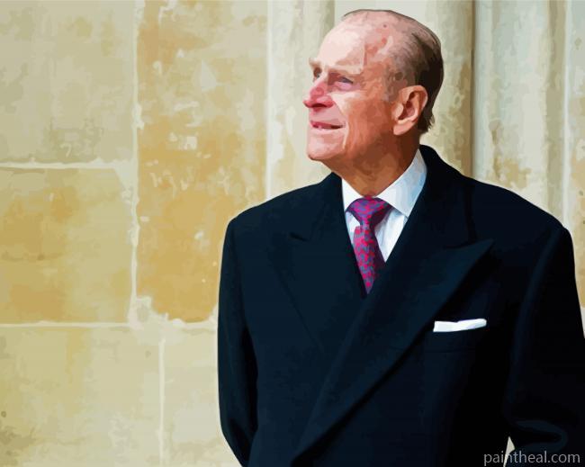 The Prince Philip Illustration Painting By Numbers Kits