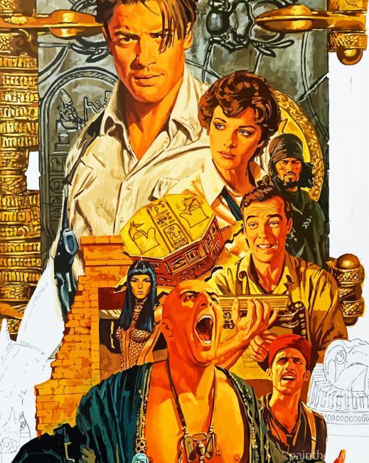 The Mummy Poster Painting By Numbers Kits