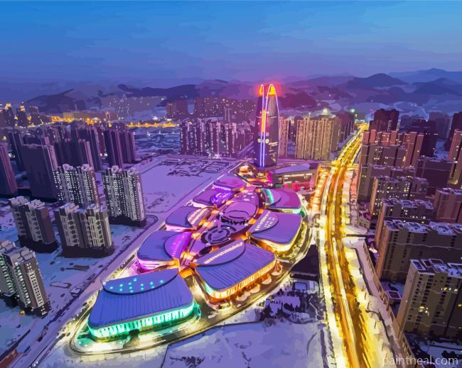 Aesthetic Jinan City Painting By Numbers Kits