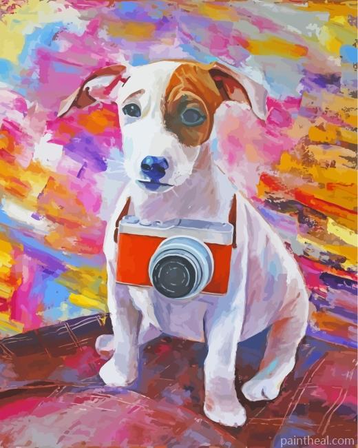 Jack Russell Terrier Puppy Painting By Numbers Kits