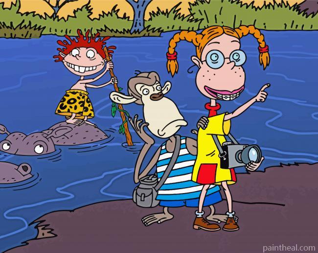The Delajungle Family The Wild Thornberrys Painting By Numbers Kits