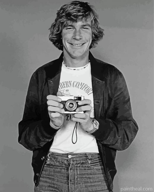 Black And White James Hunt Painting By Numbers Kits