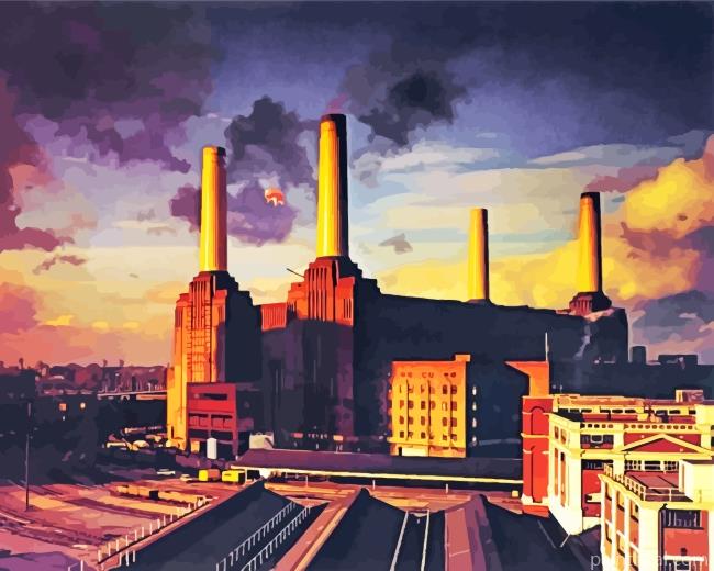 Battersea In South Of London Painting By Numbers Kits