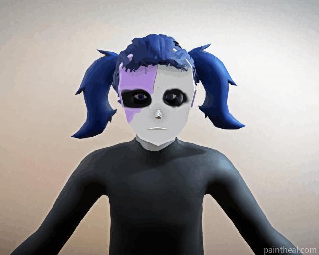Sally Face Character Painting By Numbers Kits