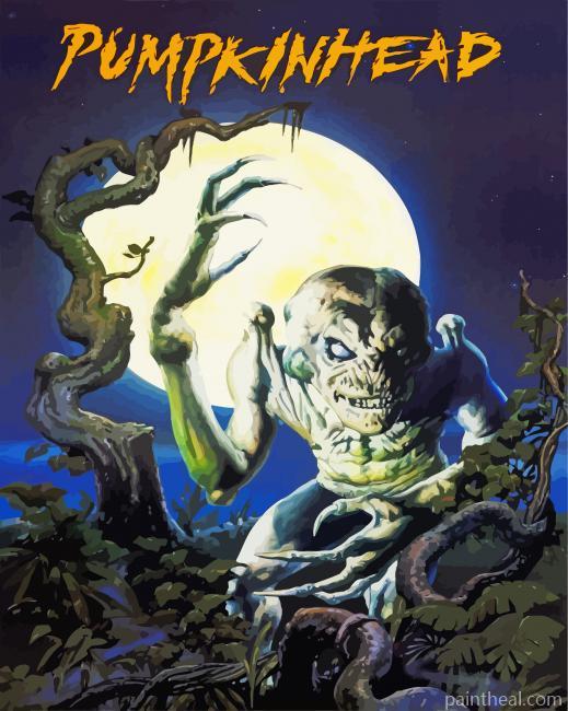 Pumpkinhead Movie Painting By Numbers Kits