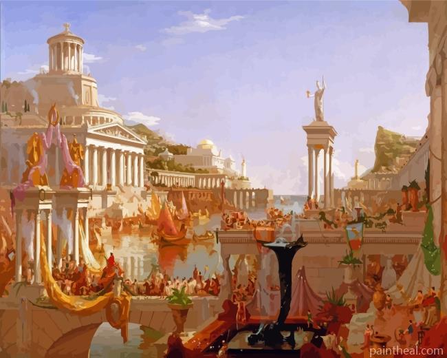 Ancient Rome Art Painting By Numbers Kits