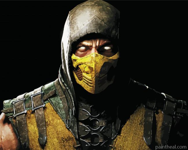 Mortal Combat Character Painting By Numbers Kits